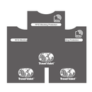 Voltage Valet RFID Card Sleeve 3-Pack Grey TTB-301A