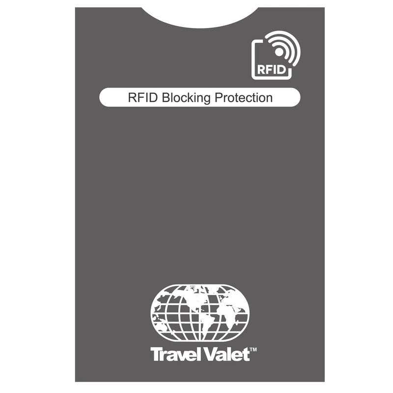 Voltage Valet  RFID Protected Passport Sleeve Grey TTB-301B