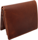 ULDA 721-2428 RFID-Blocking Cheyenne Extra Page ID 2-Fold Wallet Brown/Distressed Leather