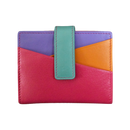ILI 7803 Mini Asymetric RFID Leather Card Wallet with Tab