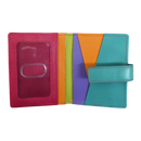 ILI 7803 Mini Asymetric RFID Leather Card Wallet with Tab