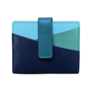 ILI 7803 Mini Asymetric RFID Leather Card Wallet with Tab