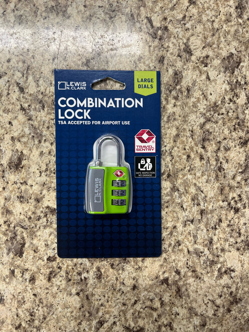 Lewis N. Clark TSA 3 BIG Dial Combo Lock TSA23