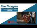 McKlein V Series Morgan Leather Litigator Laptop Brief 83345/83344