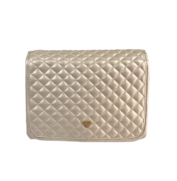 Pursen Toiletry Case H1987WG Pearl Quilted