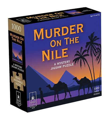 University Games & Front Porch Classic Mystery Murder on the Nile Jigsaw Puzzle 33123