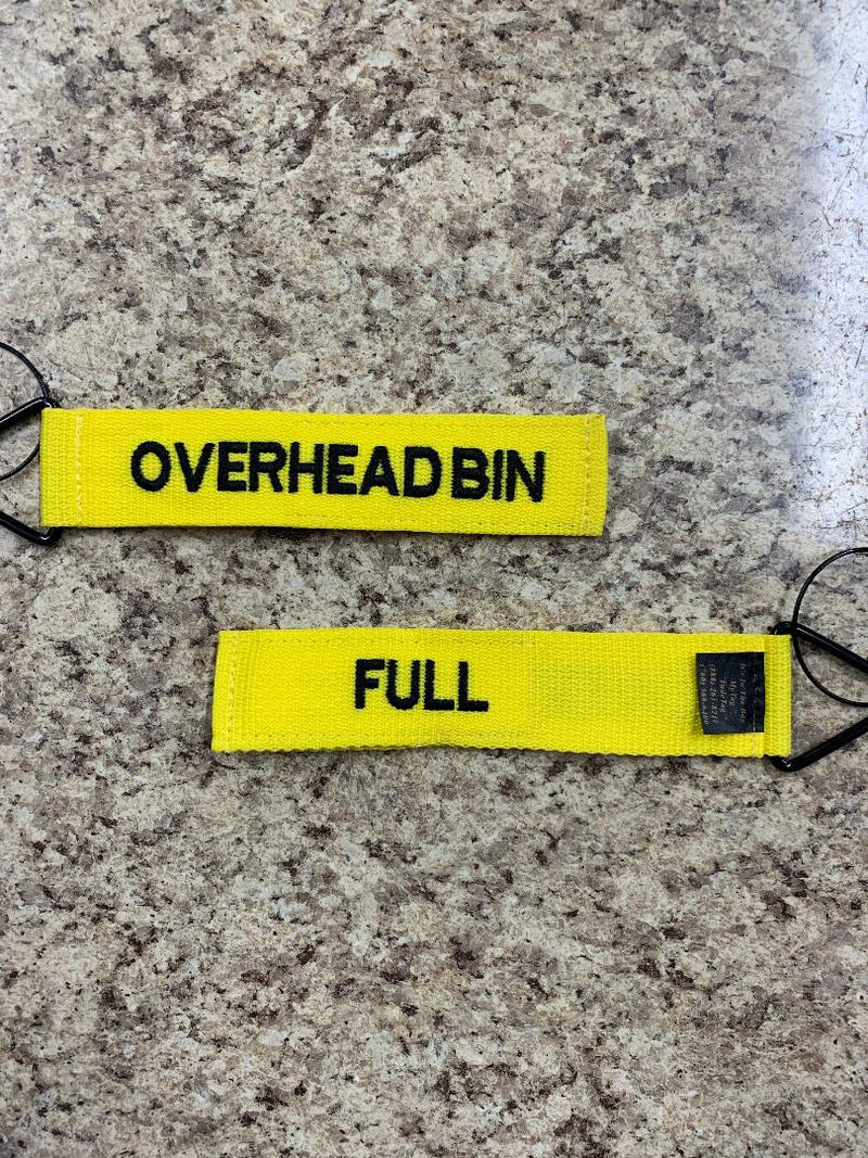 Tags for Bags Tude Tags "Overhead Bin / Full" Luggage Tags