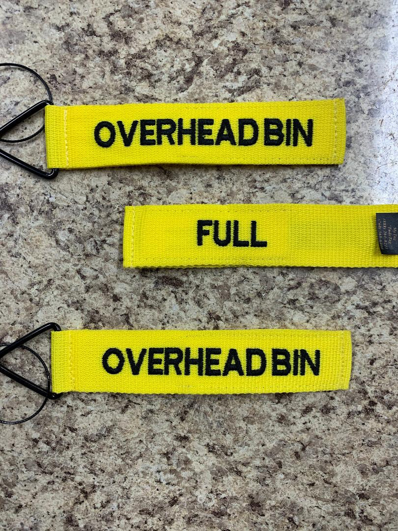 Tags for Bags Tude Tags "Overhead Bin / Full" 3-Pack Luggage Tags