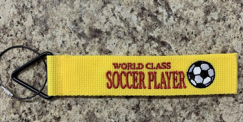 Tags for Bags Tude Tags "World Class Soccer Player" Luggage Tag