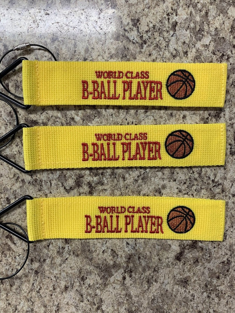 Tags for Bags Tude Tags "World Class Basketball Player" 3-Pack Luggage Tags