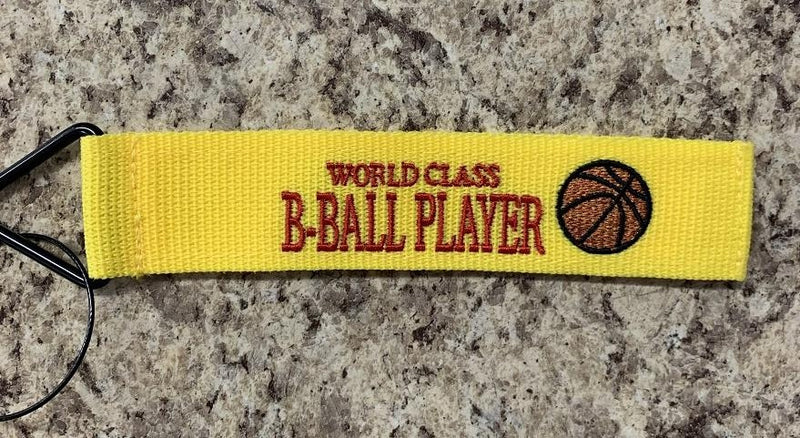 Tags for Bags Tude Tags "World Class Basketball Player" Luggage Tag