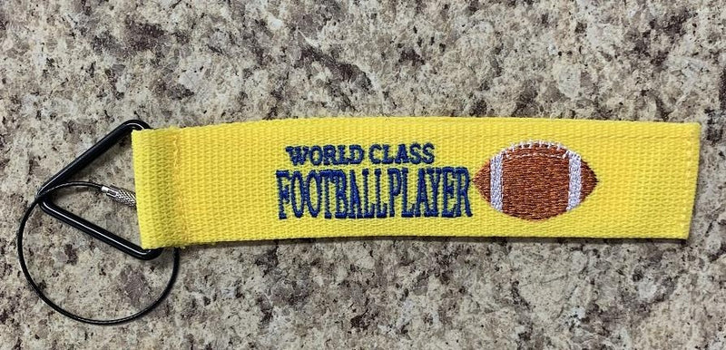 Tags for Bags Tude Tags "World Class Football Player" Luggage Tags