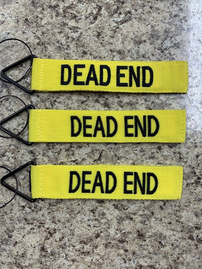 Tags for Bags Tude Tag "Dead End" 3-Pack Luggage Tags