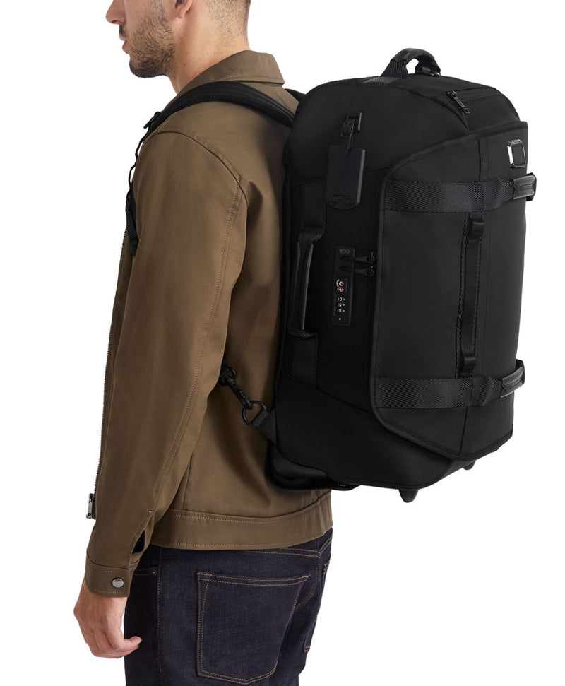 Tumi ALPHA BRAVO International 2 Wheeled Duffel Backpack Carry On 146629-1041
