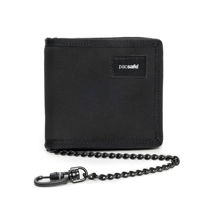 Pacsafe  RFIDsafe™ Z100 RFID Blocking Bifold Wallet with Chain 10605-100