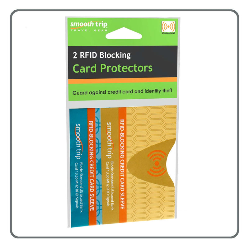 Smooth Trip by Talus RFID Blocking Credit Card Shields - 2 Pack ST-S50 Smooth Trip by Talus RFID Blocking Credit Card Shields - 2 Pack ST-S50
