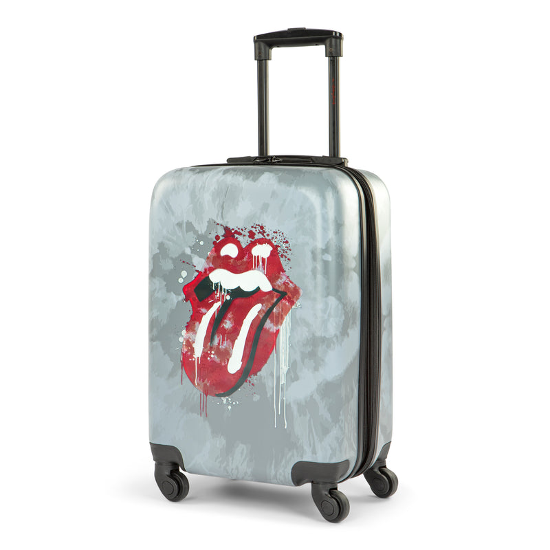 Tie Dye Rolling Stones Carry-On Luggage by Bugatti ABS/PC Hard Shell HLG