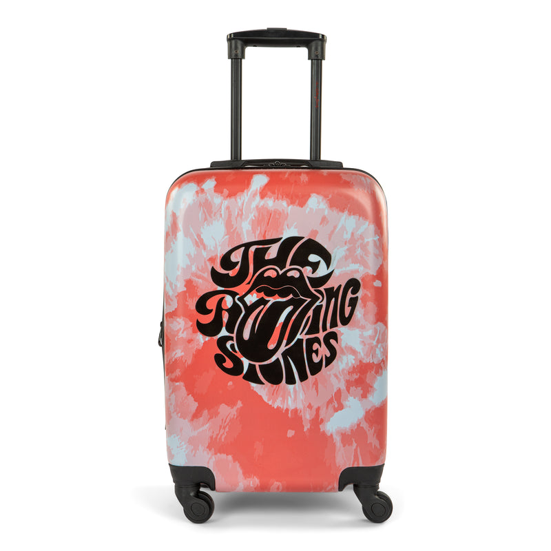 Tie Dye Rolling Stones Carry-On Luggage by Bugatti ABS/PC Hard Shell HLG