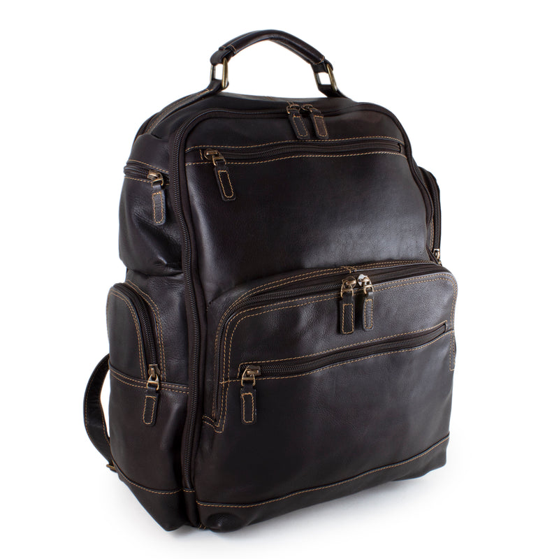 columbia leather backpack purse DayTrekr Colombian Leather Ultimate Backpack 771-1603 & 771-22603