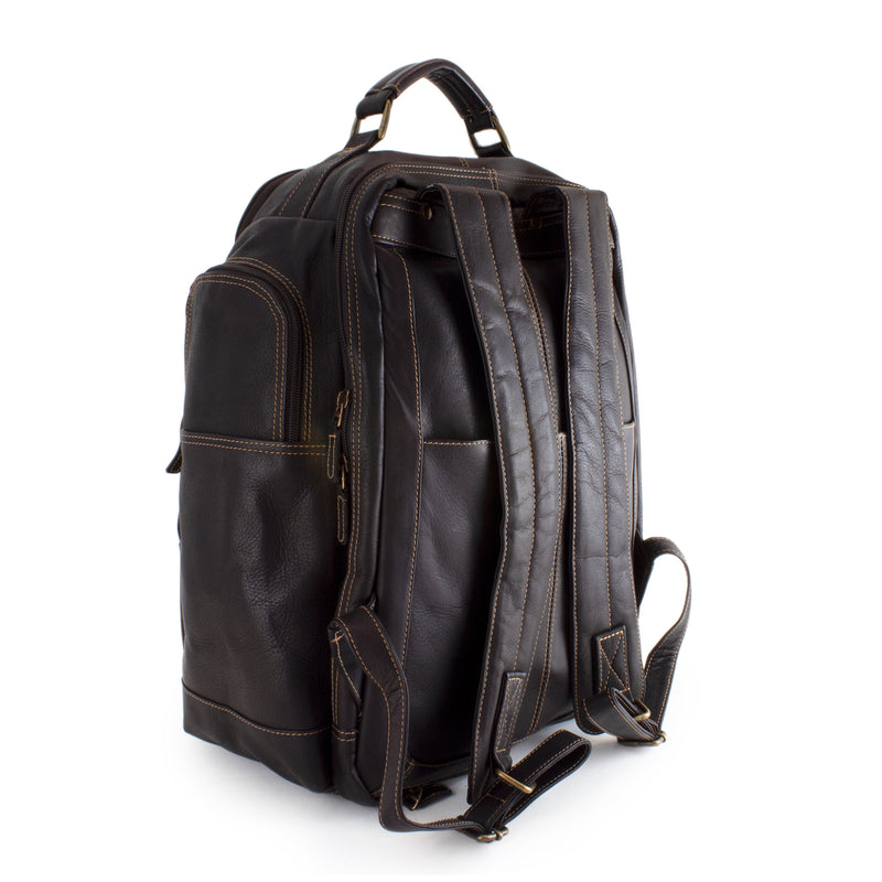 denver leather backpack DayTrekr Colombian Leather Ultimate Backpack 771-1603 & 771-22603
