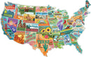 WOOD EXPRESSIONS AMERICAN ROAD TRIP 1000 PC. PUZZLE 50-7010