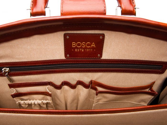 bosca leather backpack Hugo Bosca 823 Leather Partner's Briefbag