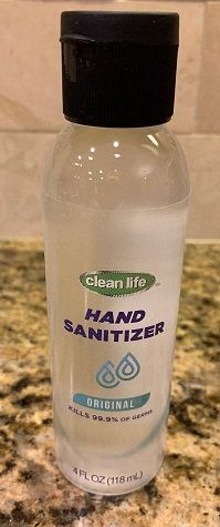 Clean Life 4 oz. Hand Sanitizer - Kills 99.9% of Germs
