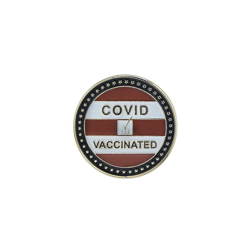 Covid "Covid Vaccinated" Pin