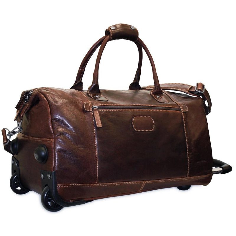 Jack Georges Voyager Wheeled Duffle Bag 7520 Brown