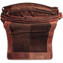 Jack Georges Voyager Full Size Messenger Bag 7315 Brown