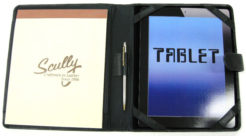Scully Leather Tablet Padfolio 57-11