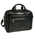 McKlein R Series Pearson Leather Expandable Double Compartment Briefcase 84565