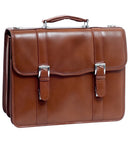 McKlein V Series Flournoy Flapover Double Compartment Laptop Case 85954/85955