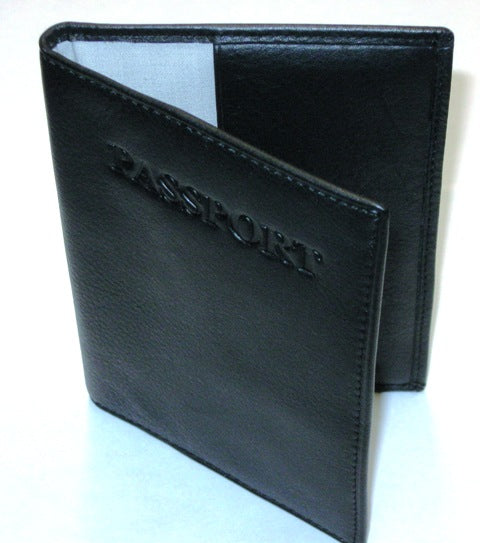 NLDA ID Guardian RFID Blocking Leather Passport Case 667-32304
