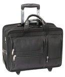 McKlein P Series CLINTON 58445 Polyester 17" Detachable-Wheeled Laptop Case