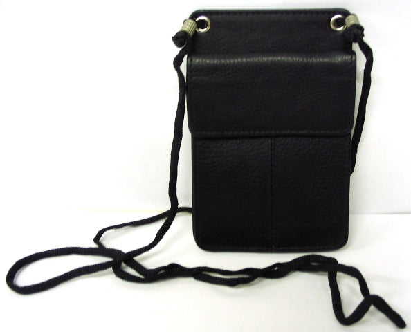 Leather ID Holder On A String 022905