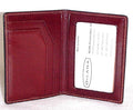 NLDA Passage2 Italian Leather Card Case with ID Window RFID Blocking 667-7814