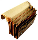 Santa Fe FLAP TRIPLE GUSSET  LEATHER BRIEF 765-8291