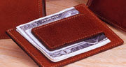 Hugo Bosca 78-100 Deluxe Front Pocket Nappa Vitello OR Old Leather Money Clip Wallet 008391