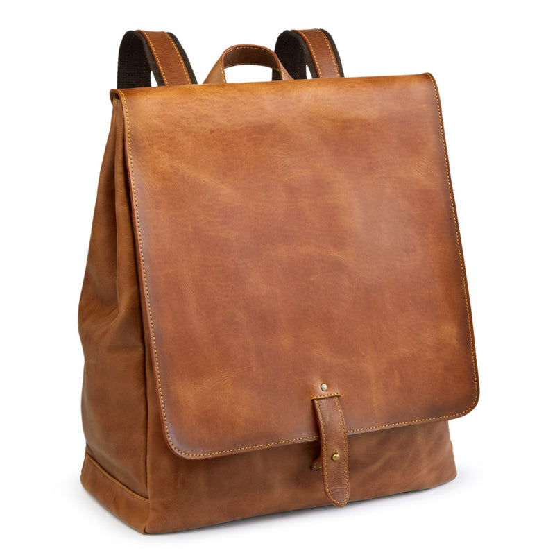 Vintage Leather Large Backpack 770-1605