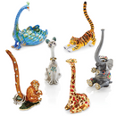 NLDA ANIMAL RING HOLDERS:  White Cat,  Elephant, Tiger, 610-27015
