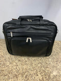 NLDA DayTrekr Double Top  Zip Leather Briefcase 771-1403