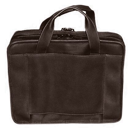NLDA Passage2 Leather Compact Express Scan Briefcase 765-8975
