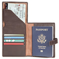 Osgoode Marley Cashmere Leather RFID Passport Ticket Wallet 1246