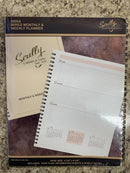 Scully 2026 5009A-26 Monthly + Weekly 6.75" x 8.75" Spiral Agenda Refill