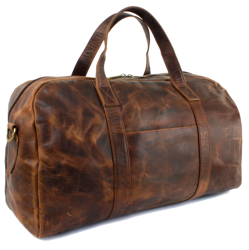 Columbian Distressed Leather Under-Seat Club Bag 771-20302