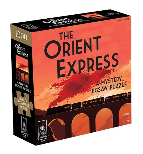 University Games & Front Porch Classic Mystery Orient Express Jigsaw Puzzle 33122